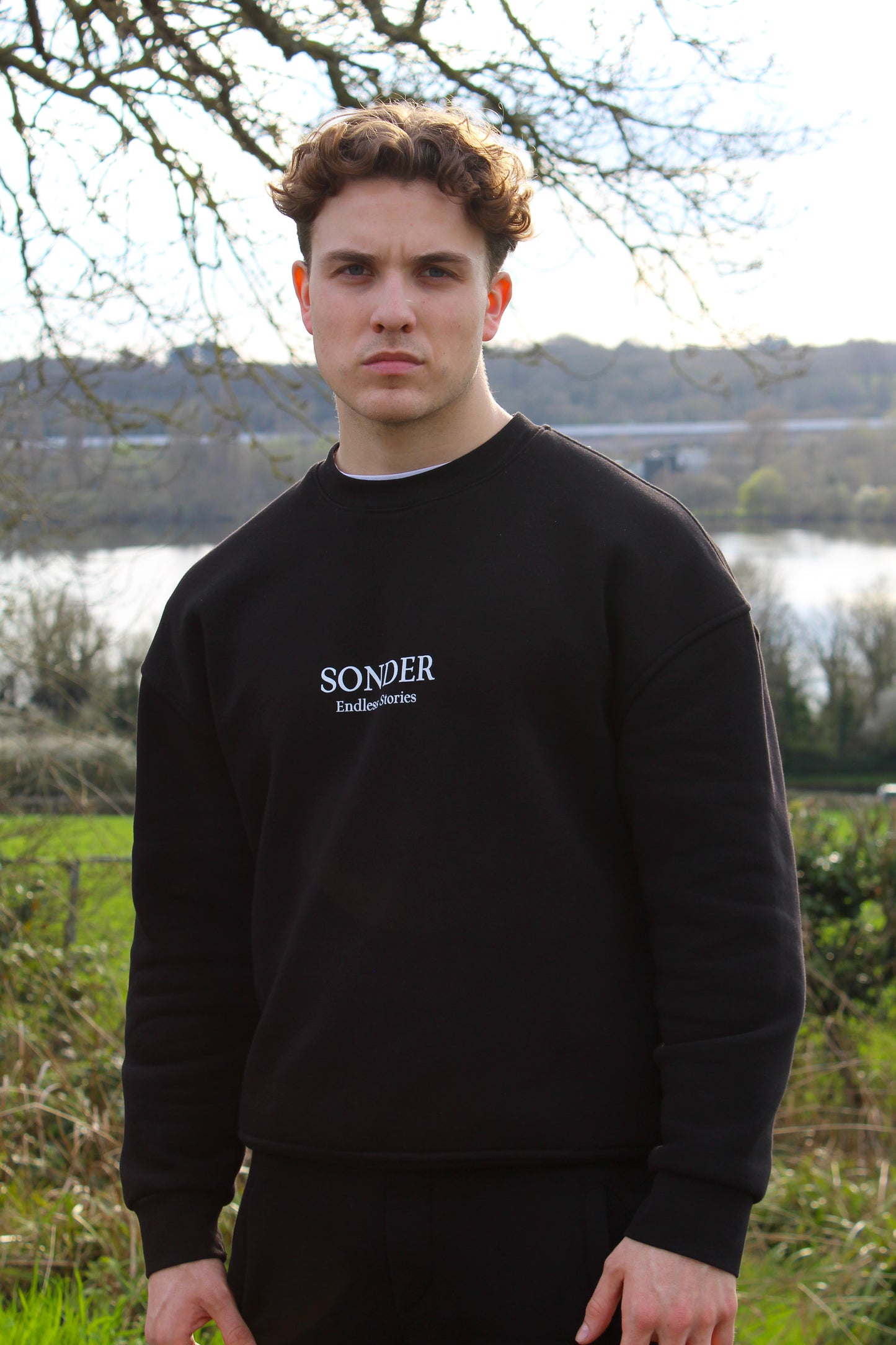 Sonder Signature Series sweatshirt - full tracksuit black