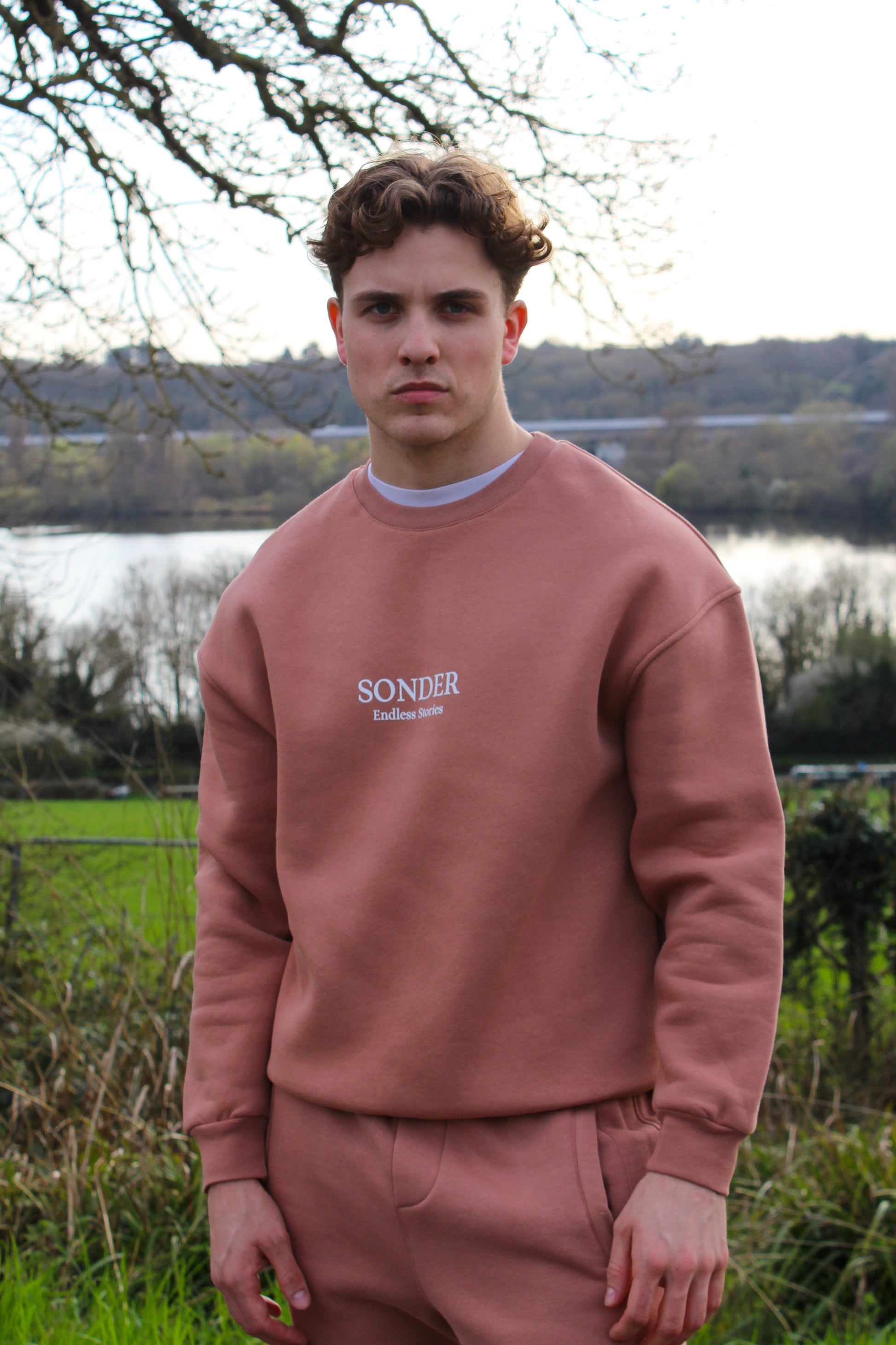 Sonder Signature Series sweatshirt - full tracksuit copper