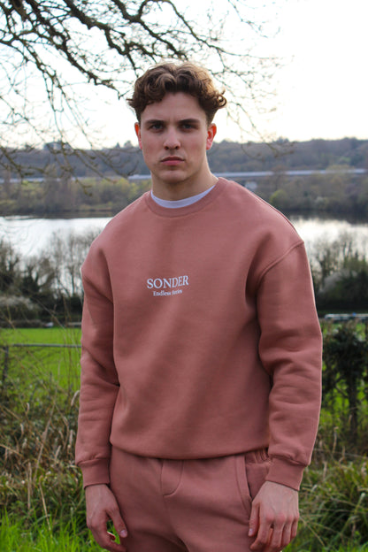 Sonder Signature Series sweatshirt - full tracksuit copper