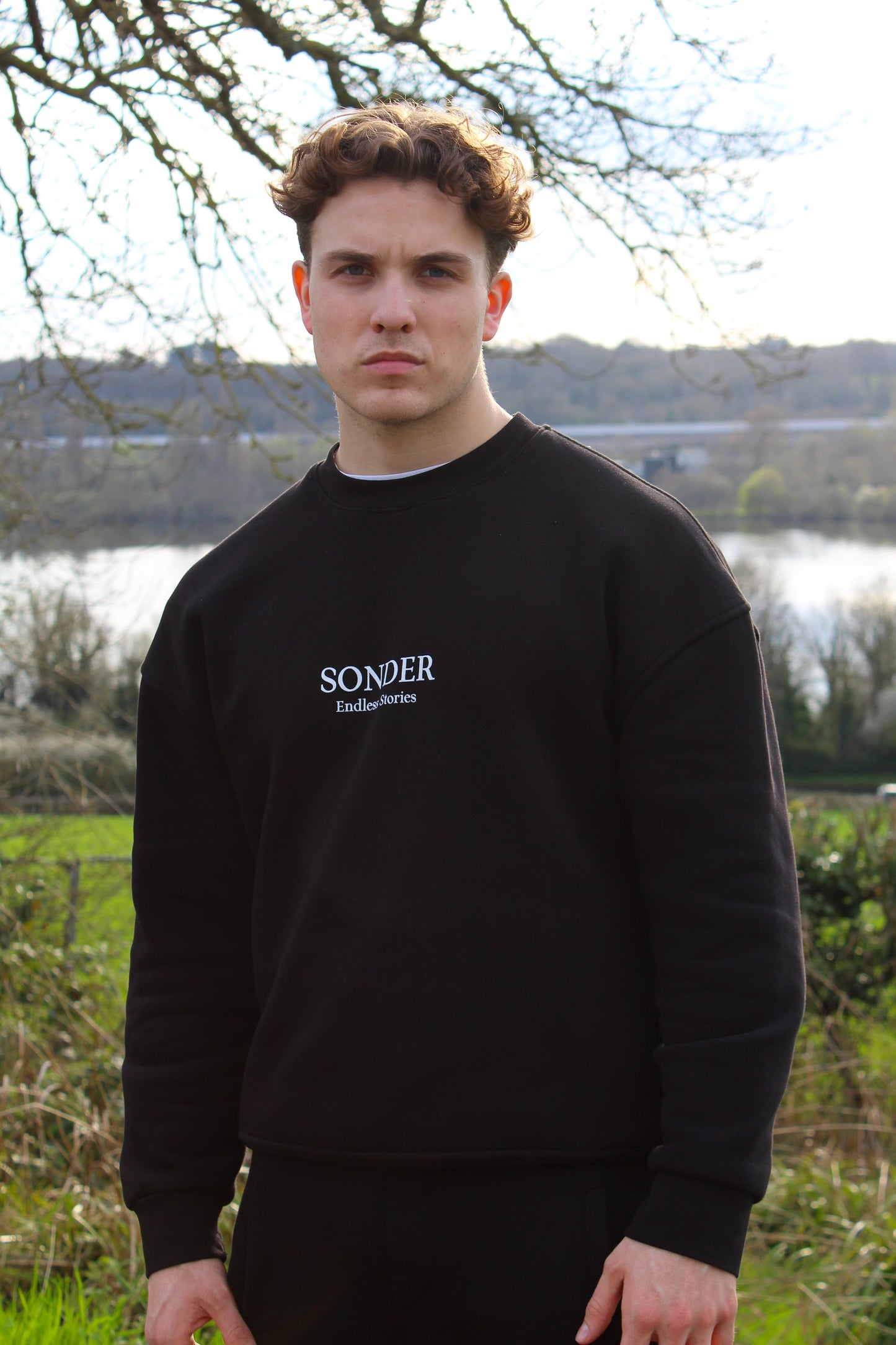 Sonder Signature Series sweatshirt - full tracksuit black 