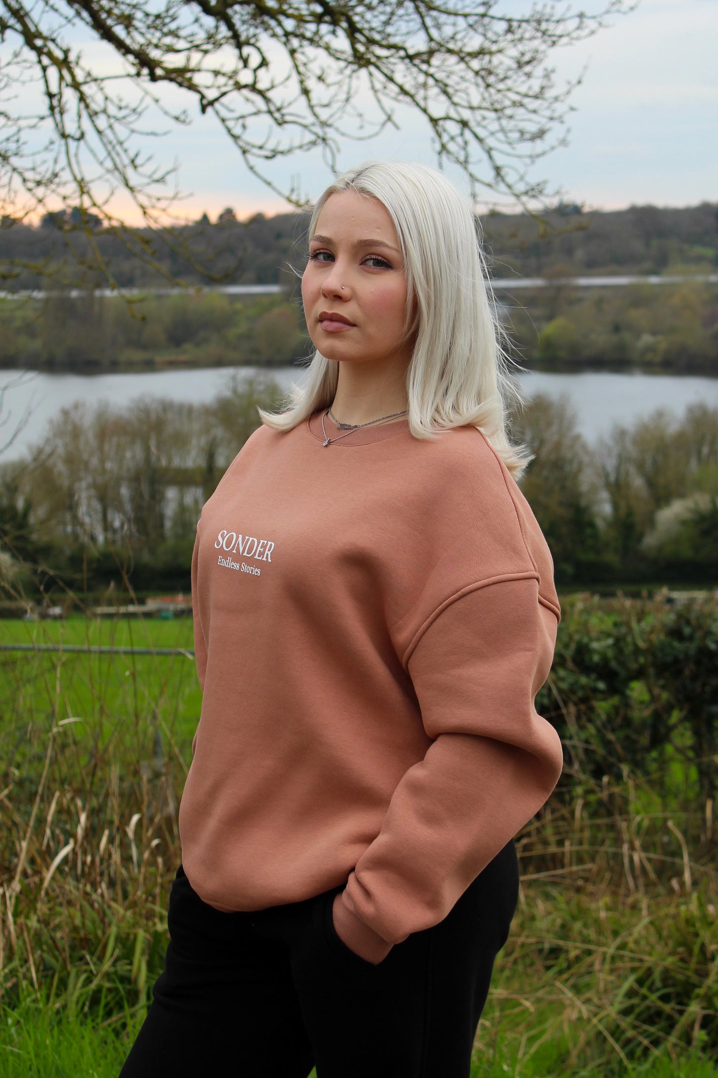 Sonder Signature Series sweatshirt - full tracksuit copper