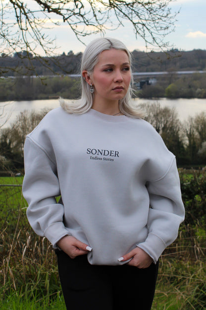 Sonder Signature Series sweatshirt - full tracksuit ash grey 