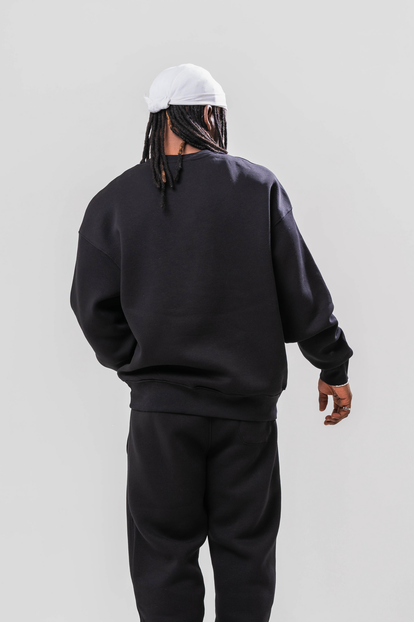 Sonder Studios x ApTheGoat black sweatshirt, back image