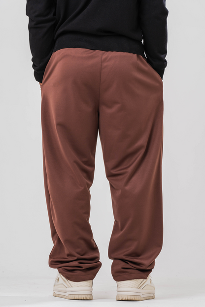 Sonder relaxed sweatpants in brown. Back image 