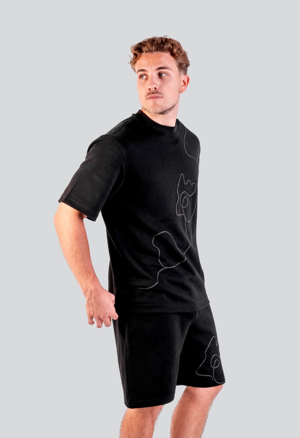 Black Muted Summer Set
